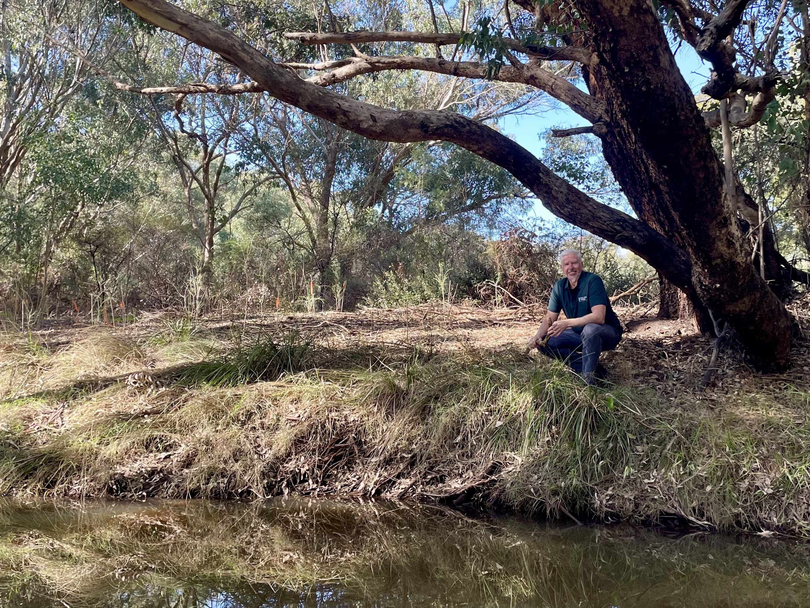 Mark Hullett at Helena River
