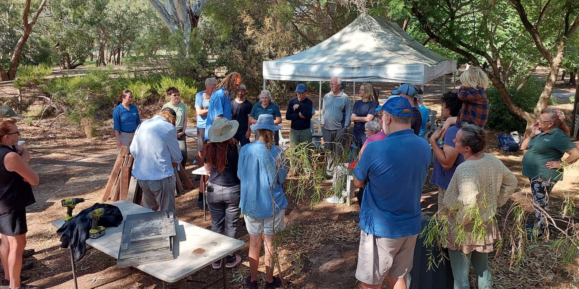 Nest box workshop group