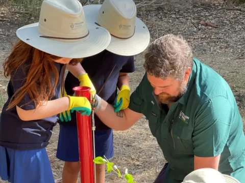 Julian planting with kids 2022